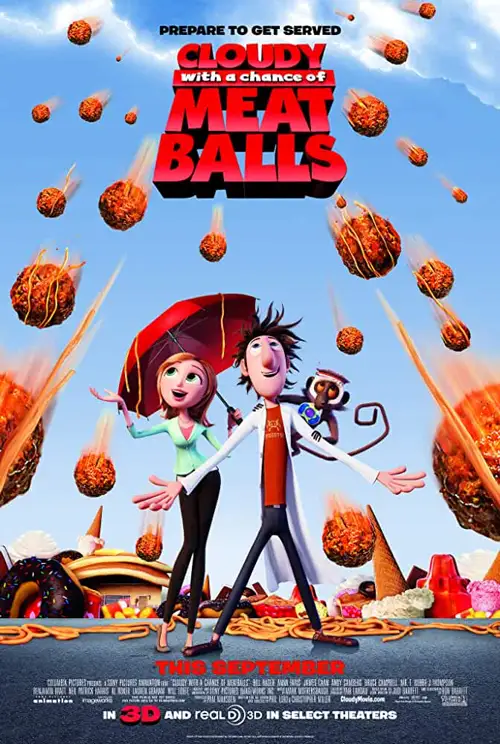cloudy with a chance of meatballs 2009 , vegamovies3